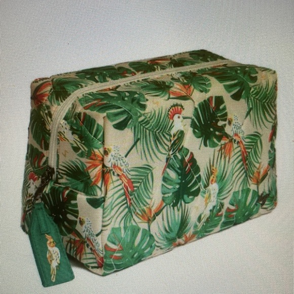 LUG Bumper Cosmetic Case-Tropical Birds Pattern- New - Picture 1 of 14